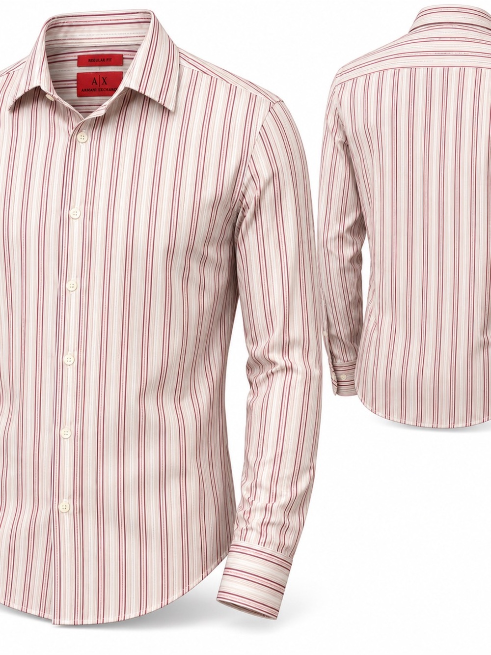 Alfani Striped Button-Up Shirt – NWT – XL